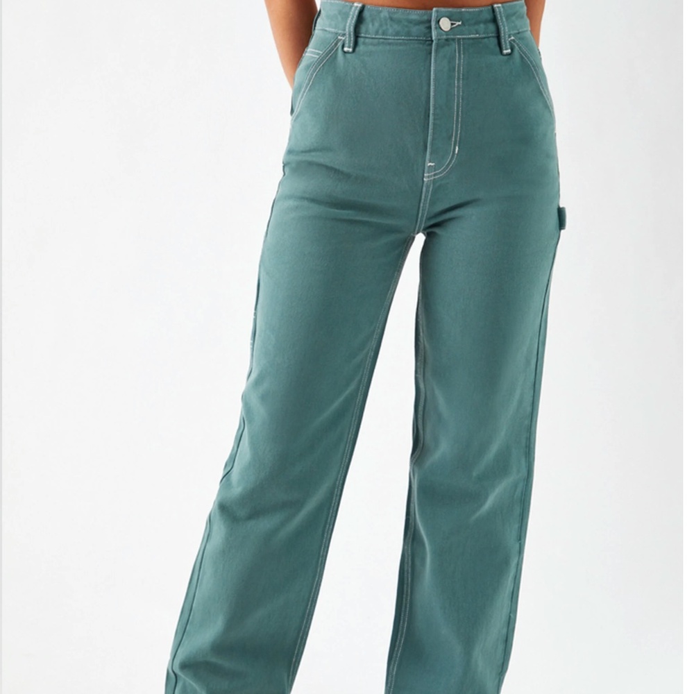 Pacsun Ocean Green 90's Boyfriend Carpenter Pant